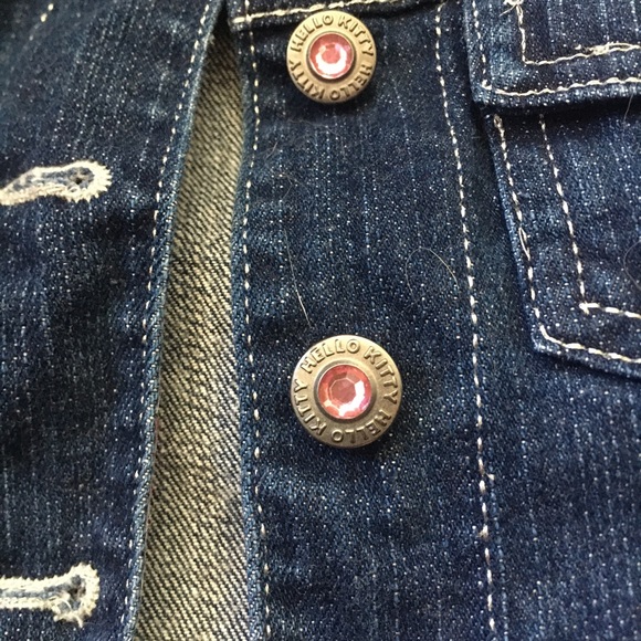 2010 Hello Kitty jean jacket - Picture 3 of 8